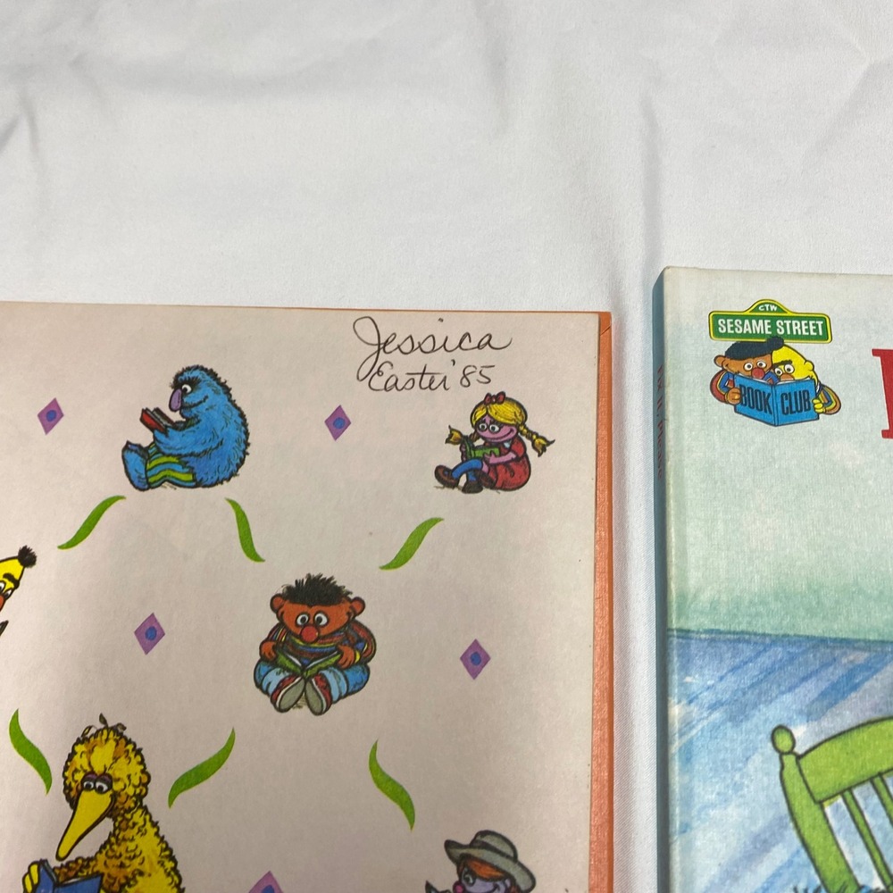 Vintage Sesame Street Book Club Hardcover 5 Book Lot Grover 1980s Jim Henson - Picture 6 of 7